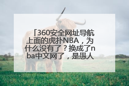 360安全网址导航上面的虎扑NBA，为什么没有了？换成了nba中文网了，是愚人节？还是虎扑跟360干上了？？？